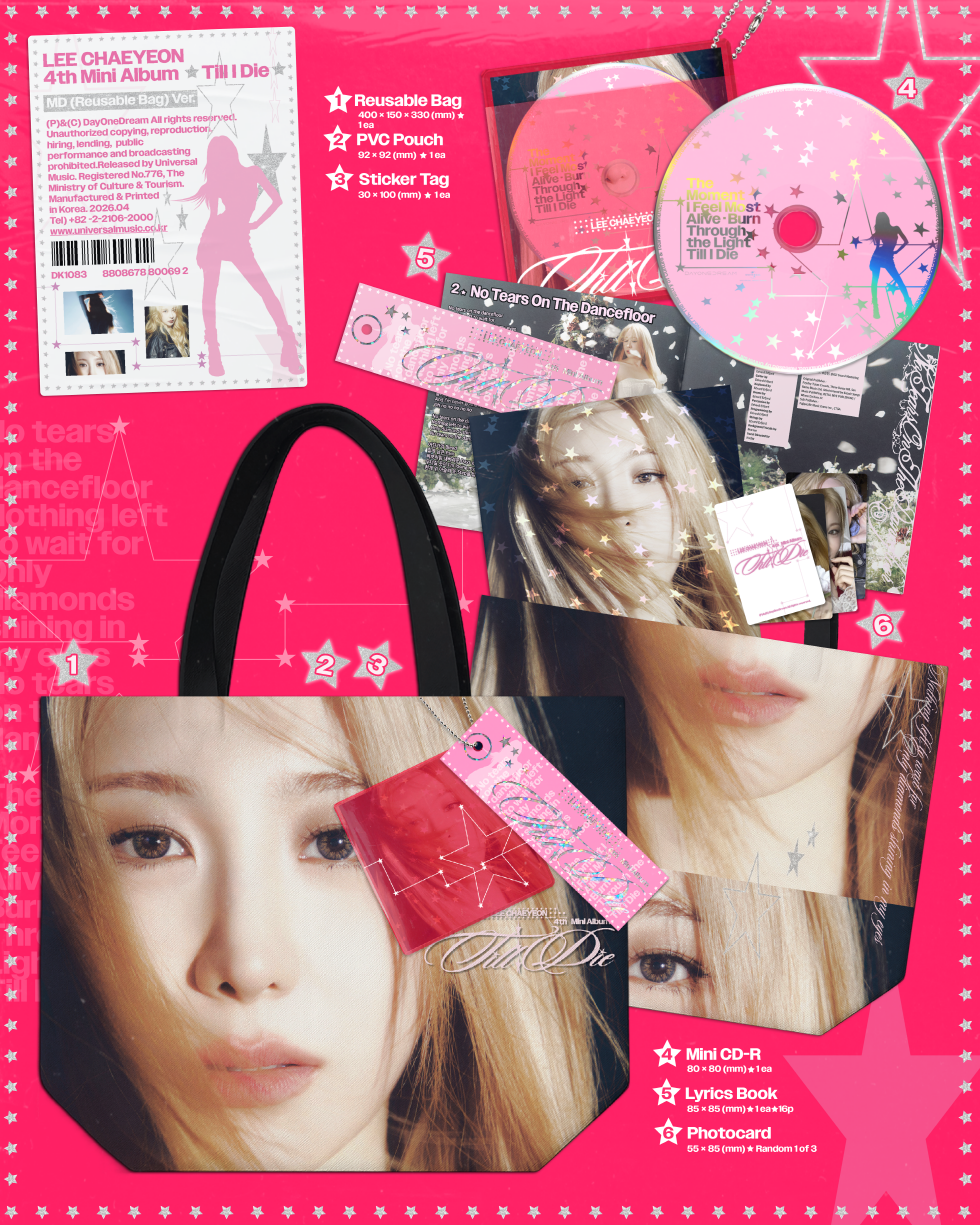 Lee Chae Yeon 이채연 - 4th Mini Album [Till i Die] Reusable Bag Version