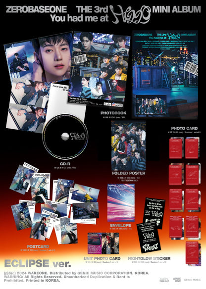 Zerobaseone 3rd Mini Album You had me at HELLO (2 Versions).