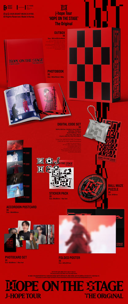 (PRE-ORDER 2025-12-12) J-HOPE (BTS) - J-HOPE Tour [HOPE On The Stage The Original]