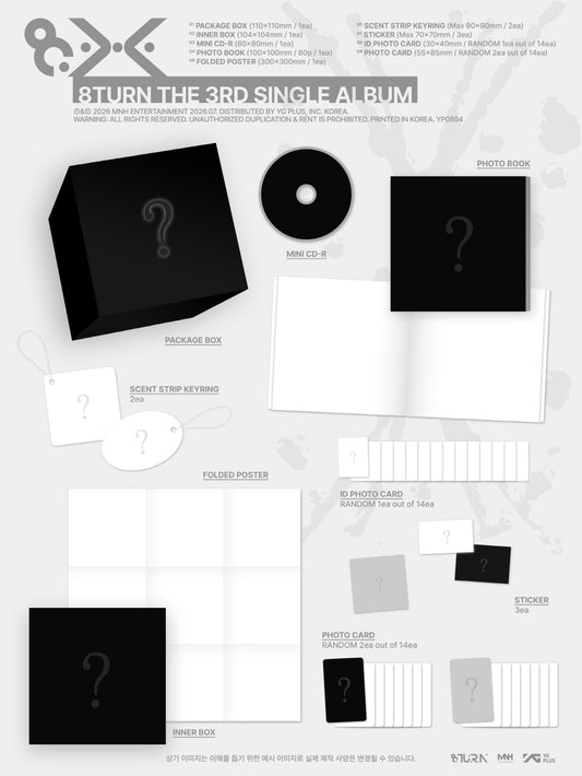 (PRE-ORDER 2026-07-21) 8TURN - 3rd Single Album [8.X]