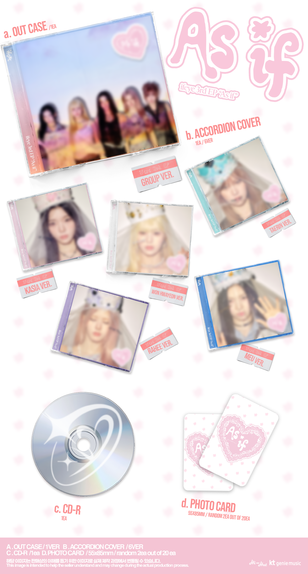 ifeye - 3rd EP Album [As if] Jewel - ifeye Version (6 Versions)