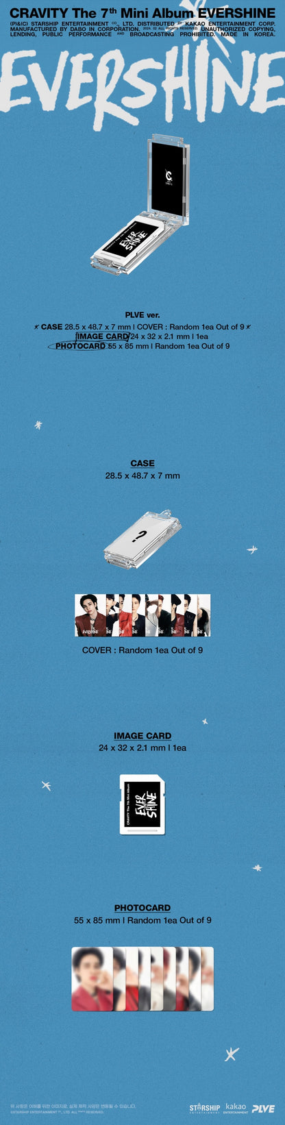 Cravity 7th Mini Album Evershine PLVE Version (Random)