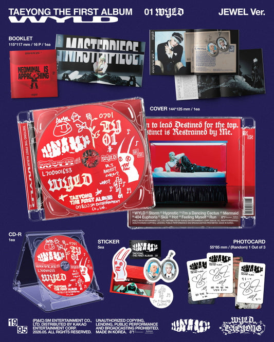TAEYONG (NCT) - 1st Album [WYLD] Jewel Case Version