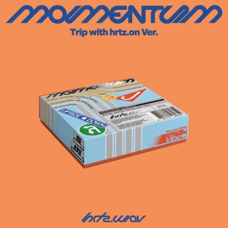 (PRE-ORDER 2026-09-10) hrtz.wav 하츠웨이브 - 2nd Mini Album [The Second Wave : MOMENTUM] Trip with hrtz.on Version (Limited Edition)