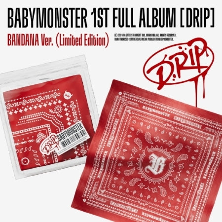 BABYMONSTER - 1st Full Album [DRIP] Bandana Version.