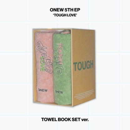 Onew (SHINee) - 5th Mini Album [TOUGH LOVE] TOWEL BOOK Version (2 Versions) Set