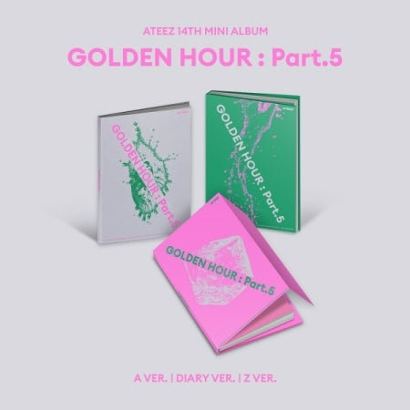(PRE-ORDER 2026-06-26) ATEEZ - 14th Mini Album [GOLDEN HOUR : Part.5] Standard Version (3 Versions) Random 1ea (POB Included - Pre-order only)