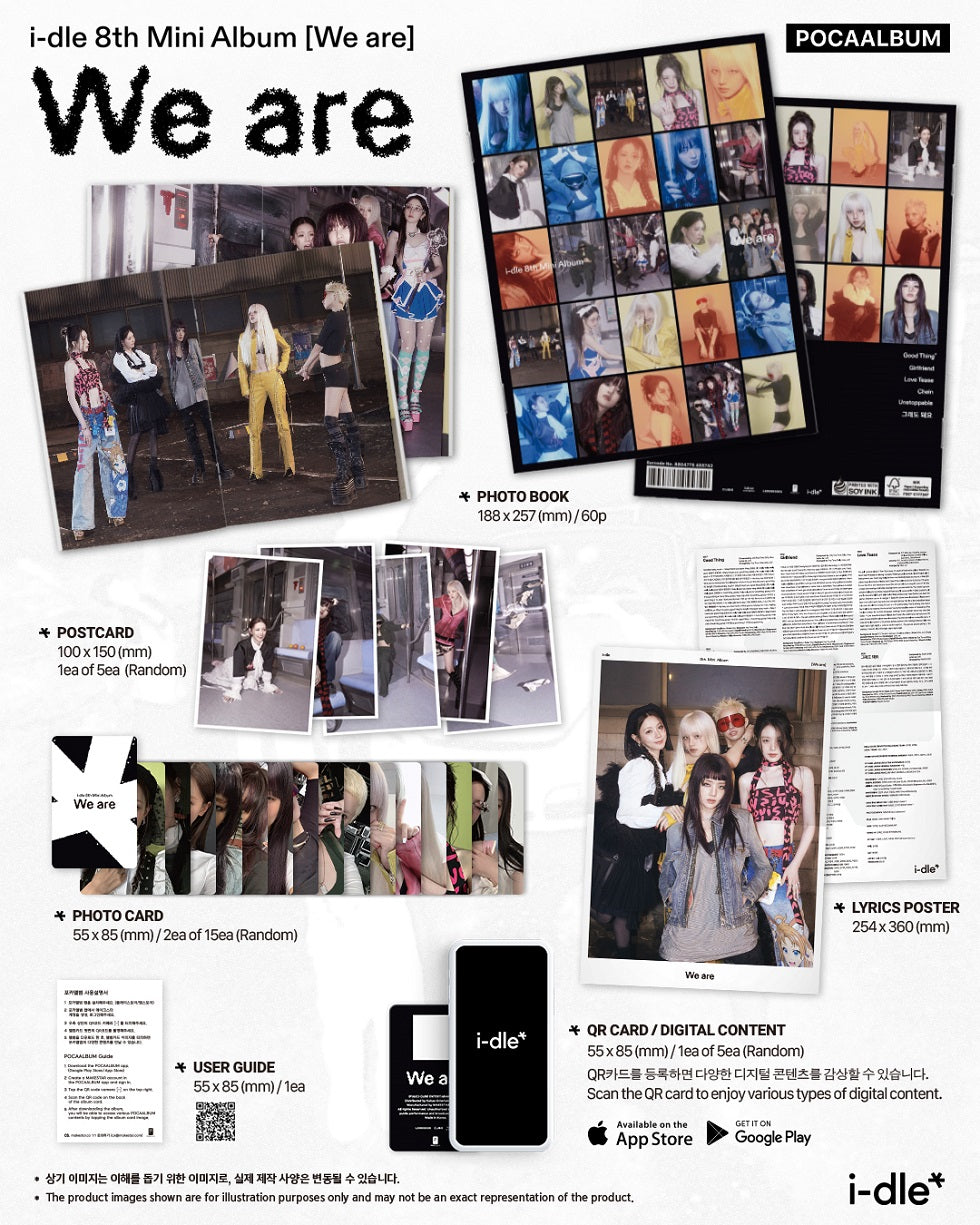 i-dle - 8th Mini Album [We are] POCAALBUM Version (Photobook Version).