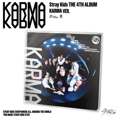 (PRE-ORDER 2025-08-22) Stray Kids - 4th Full Album [KARMA] KARMA Version (Limited Version)