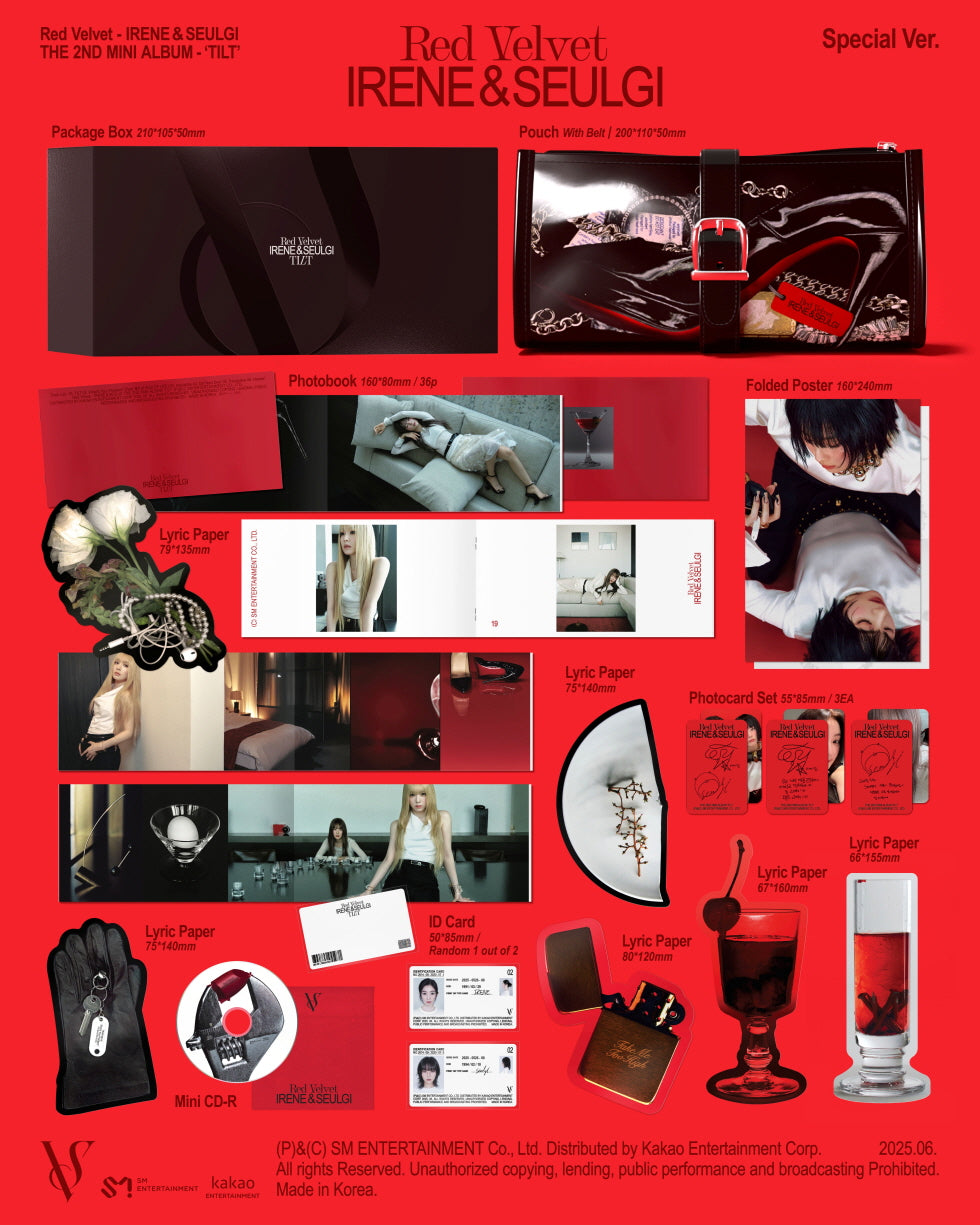 IRENE & SEULGI (Red Velvet) - 2nd Mini Album [TILT] Special Version (Limited Edition).