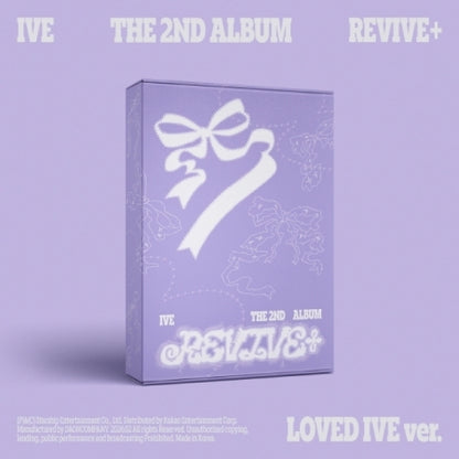 IVE - 2nd Album [REVIVE+] LOVED IVE Version (Limited Version)(POB Option Available).
