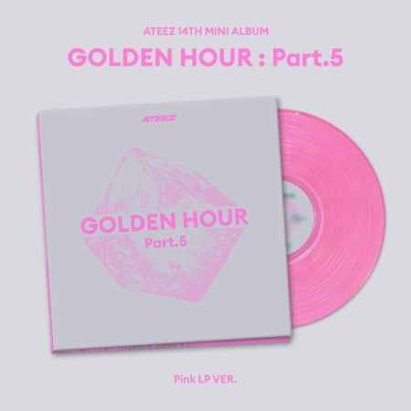 (PRE-ORDER 2026-06-30) ATEEZ - 14th Mini Album [GOLDEN HOUR : Part.5] Pink LP Vinyl Version (SPECIAL DEAL)