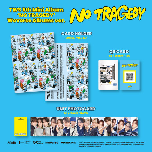 TWS - 5th Mini Album [NO TRAGEDY] Weverse Albums Version