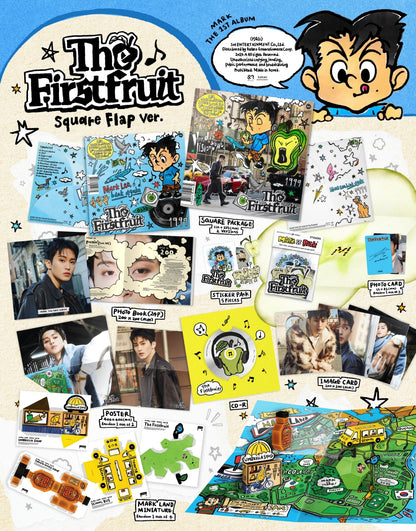 MARK (NCT) - 1st Album [The Firstfruit] Square Flap Version (2 Versions).