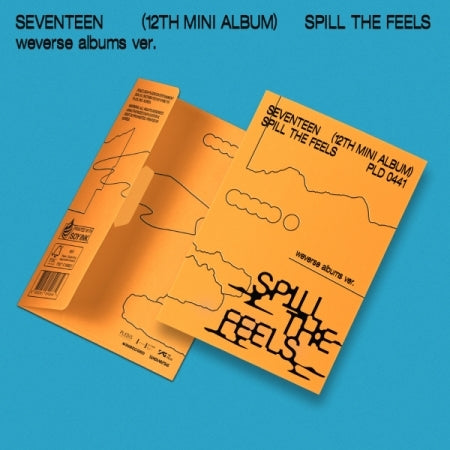Seventeen 12th Mini Album Spill the Feels Weverse Albums Version.