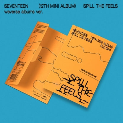 Seventeen 12th Mini Album Spill the Feels Weverse Albums Version.