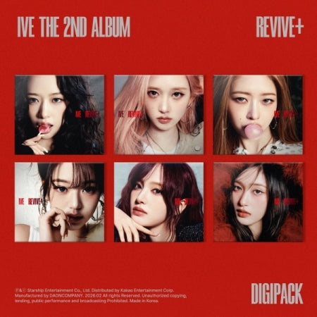 IVE - 2nd Album [REVIVE+] Digipack Version (6 Versions).