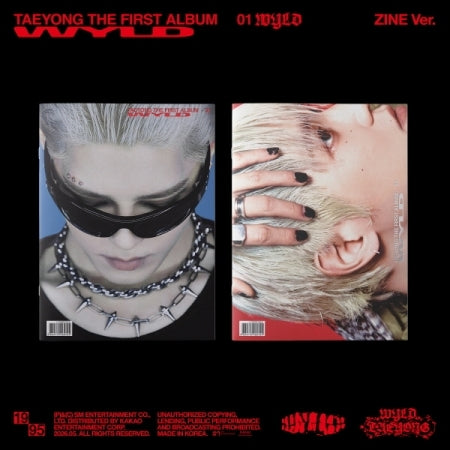 TAEYONG (NCT) - 1st Album [WYLD] Zine Version (2 Versions) Random 1ea