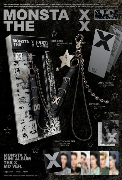 (PRE-ORDER 2025-09-02) MONSTA X - 13th Mini Album [THE X] MD Version (Limited Version)