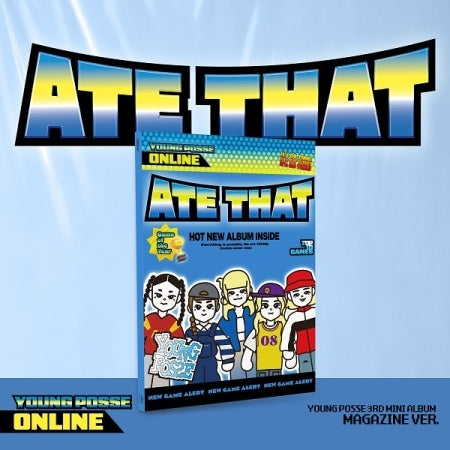 (PRE-ORDER 2025-10-16) Young Posse - 3rd EP Album [ATE That] Magazine Version