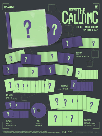 (PRE-ORDER 2026-11-03) Xikers - 8th Mini Album [ROUTE ZERO : The CALLING] SPECIAL X Version