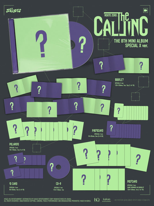 (PRE-ORDER 2026-11-03) Xikers - 8th Mini Album [ROUTE ZERO : The CALLING] SPECIAL X Version