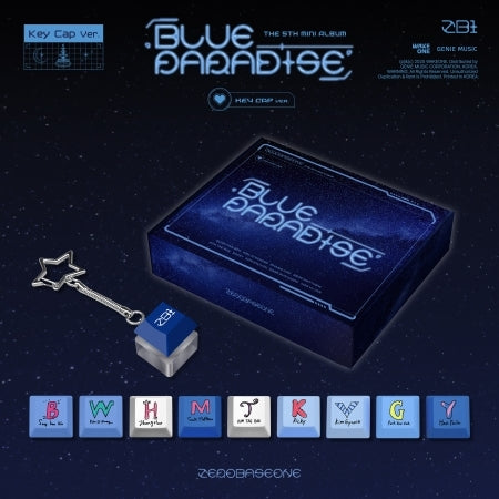 Zerobaseone - 5th Mini Album Blue Paradise Key Cap Version – K-Towns