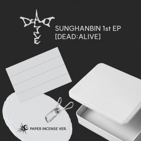 (PRE-ORDER 2026-10-12) SUNGHANBIN 성한빈 - 1st EP Album [DEAD:ALIVE] Paper Incense Version
