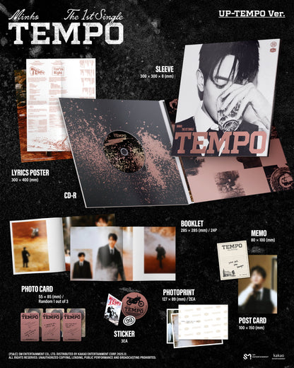 Minho (SHINee) - 1st Single Album [TEMPO] (2 Versions).