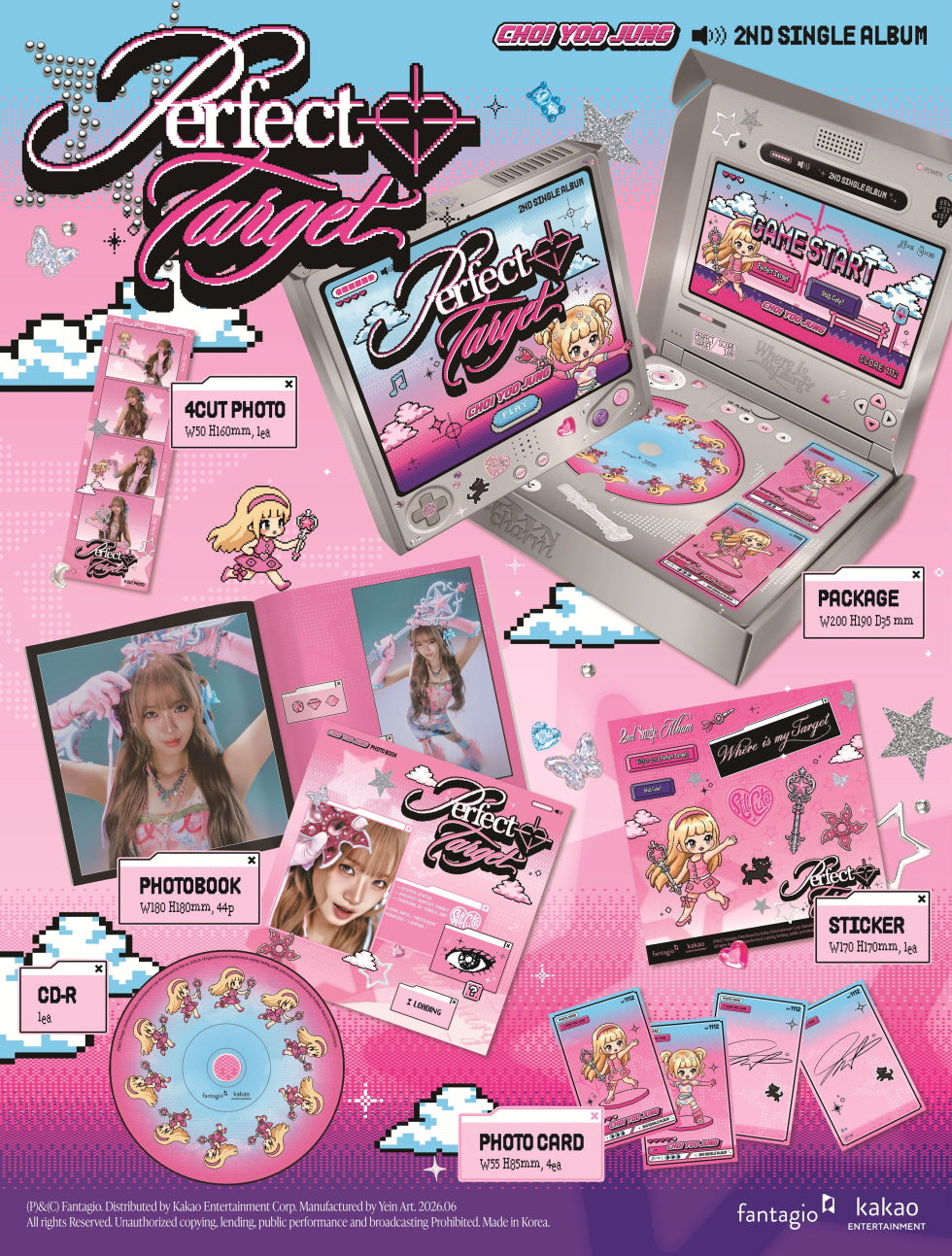 (PRE-ORDER 2026-07-01) Choi Yoo Jung 최유정 - 2nd Single Album [Perfect Target]