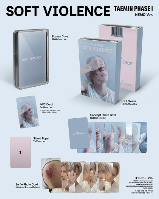 TAEMIN (SHINee) - [PHASE I : Soft Violence] Nemo Version (📦RESTOCK 2026-10-12)
