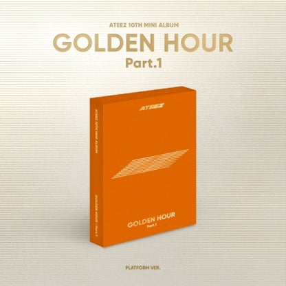 ATEEZ 10th Mini Album GOLDEN HOUR Part. 1 Platform Version.