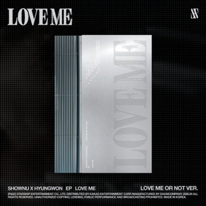 Shownu X Hyungwon (Monsta X) - EP Album [LOVE ME] Standard Version (3 Versions)