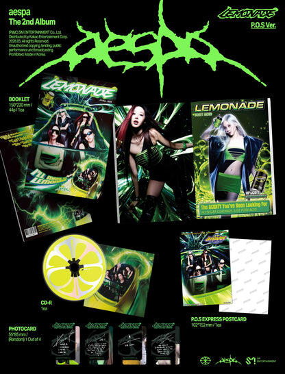 aespa - 2nd Album [LEMONADE] P.O.S Version