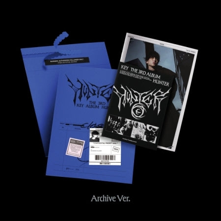 Key (SHINee) - 3rd Full Album [HUNTER] Archive Version (Photobook Version).