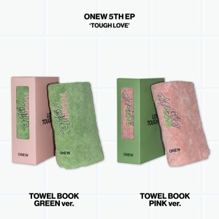 Onew (SHINee) - 5th Mini Album [TOUGH LOVE] TOWEL BOOK Version (2 Versions).