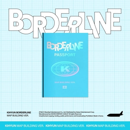 KIHYUN (MONSTA X) - EP Album [BORDERLINE](3 Versions)