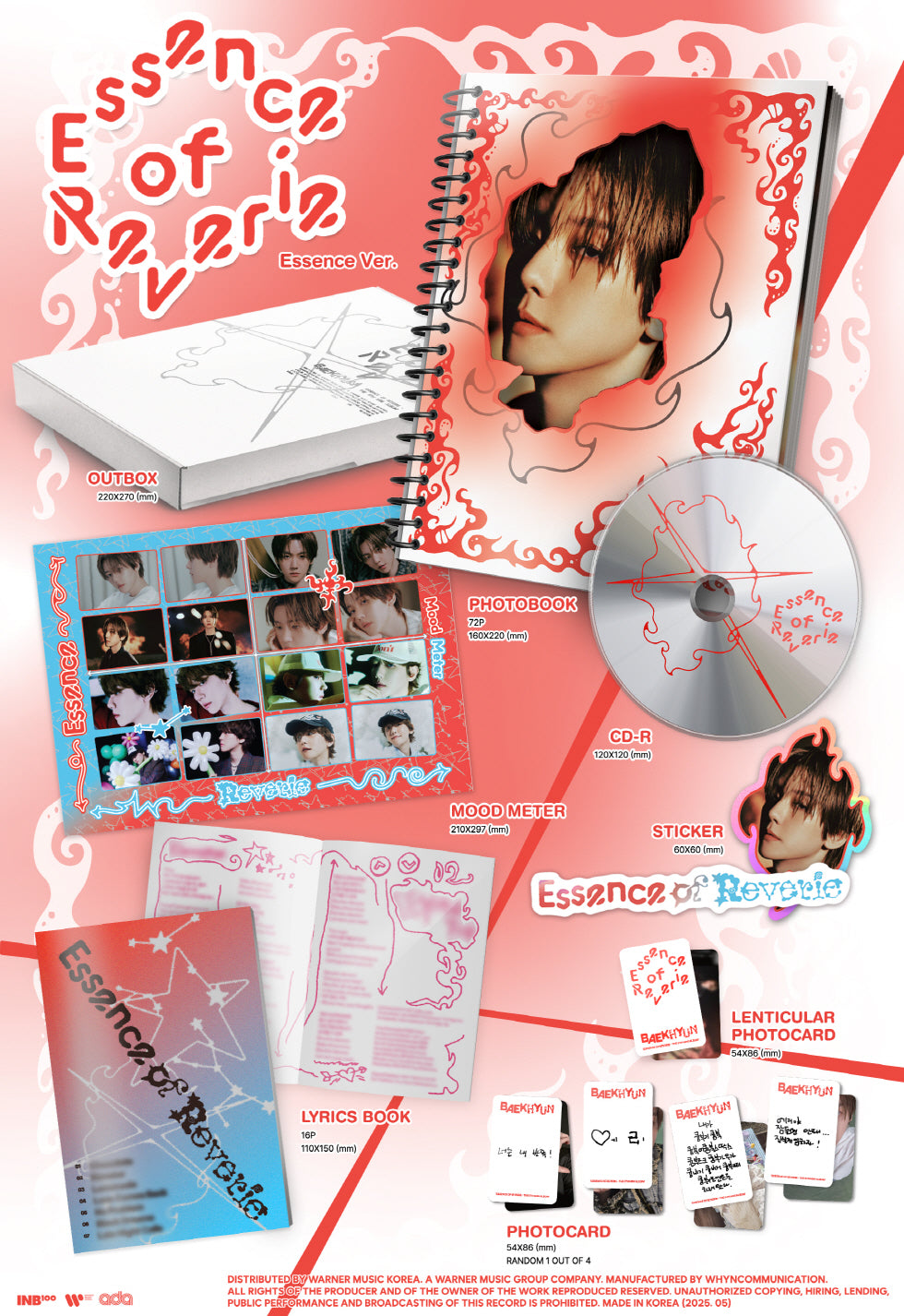 Baekhyun (EXO) - 5th Mini Album [Essence of Reverie] Photobook