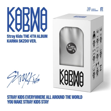(PRE-ORDER 2025-08-22) Stray Kids - 4th Full Album [KARMA] SKZOO Version (POB Photocard 1ea Included)