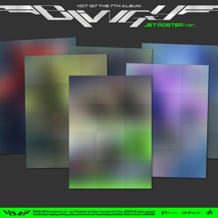 (PRE-ORDER 2025-08-25) NCT 127 - 7th Album [BLINGY] JET Poster Version (6 Versions) Set