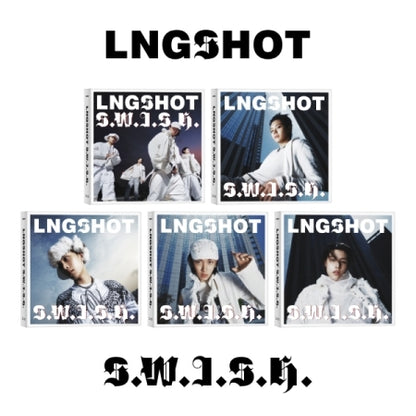 (PRE-ORDER 2026-11-11) LNGSHOT - EP Album [S.Wi.I.S.H] Standard Version (5 Versions) Random 1ea (🎁POB Included - Pre-order only)