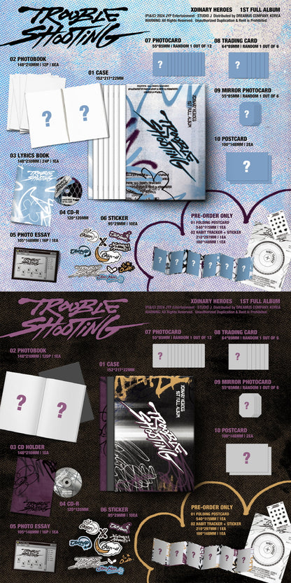 Xdinary Heroes 1st Full Album Troubleshooting (2 Versions).