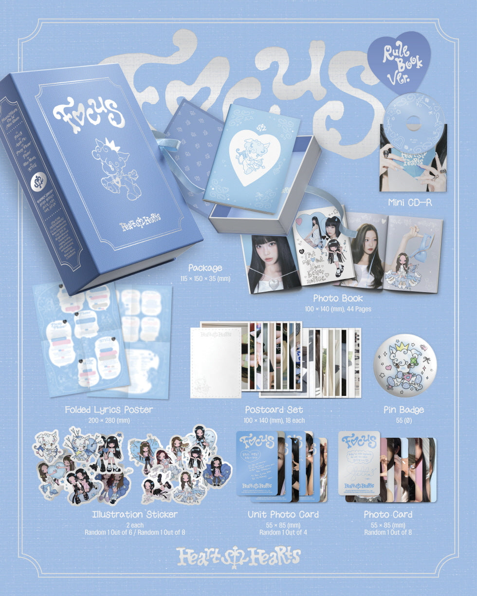 Hearts2Hearts - 1st Mini Album [FOCUS] Rule Book Version – K-Towns