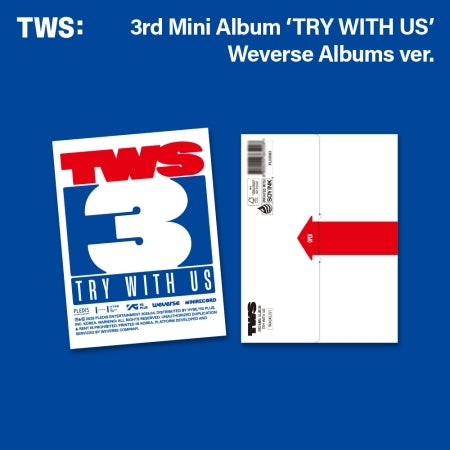 TWS - 3rd Mini Album [TRY WITH US] Weverse Albums Version.