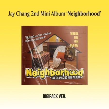 JAY CHANG (ONE PACT, B.D.U) - 2nd Mini Album Neighborhood Digipack Version.
