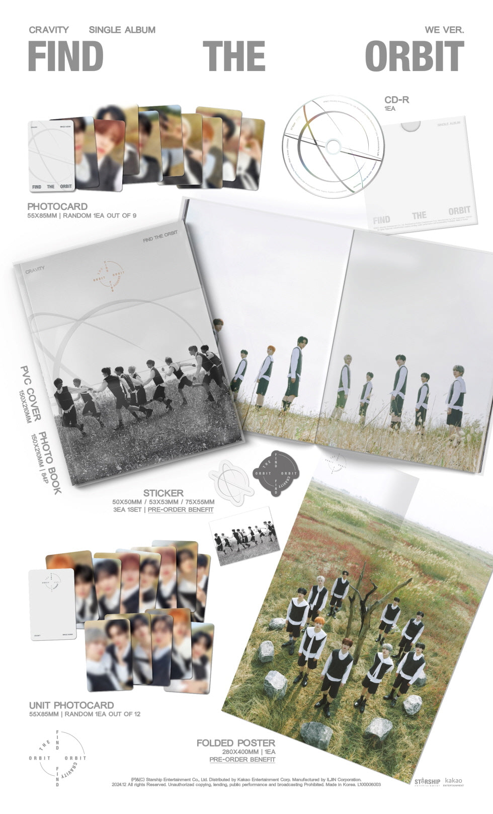 Cravity - Single Album Find The Orbit WE Version