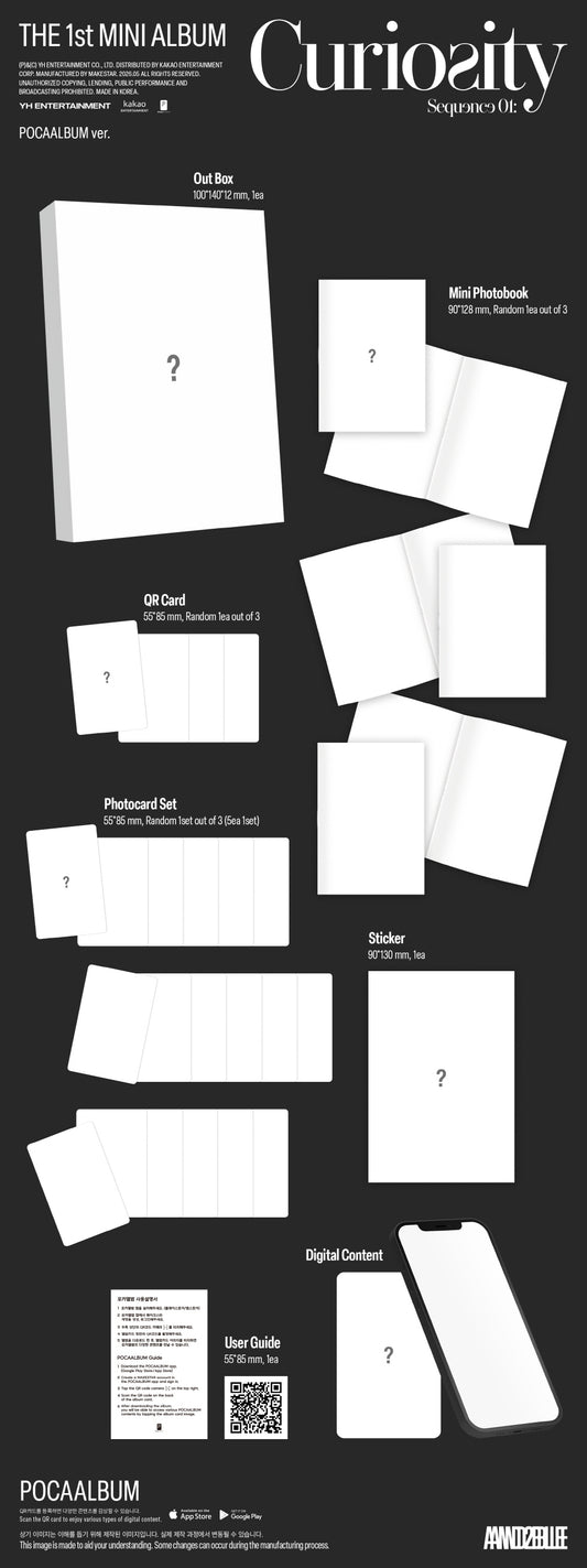 (PRE-ORDER 2026-05-27) AND2BLE (앤더블) - 1st Mini Album [Sequence 01: Curiosity] POCAALBUM Version