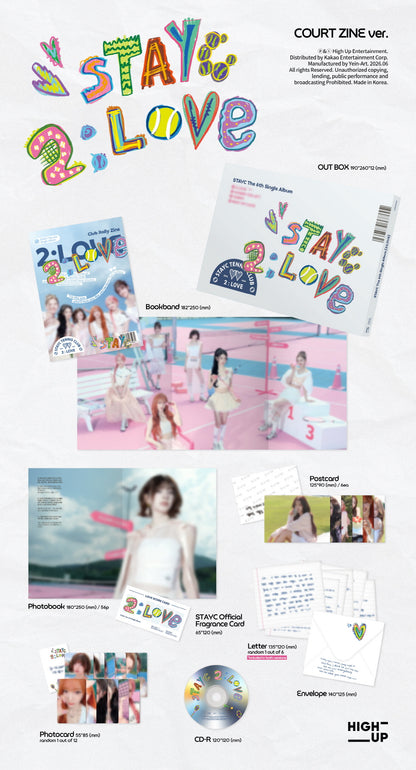 (PRE-ORDER 2026-06-17) Stayc - 6th Single Album [2:LOVE] (2 Versions) Random 1ea (POB Included - Pre-order only)