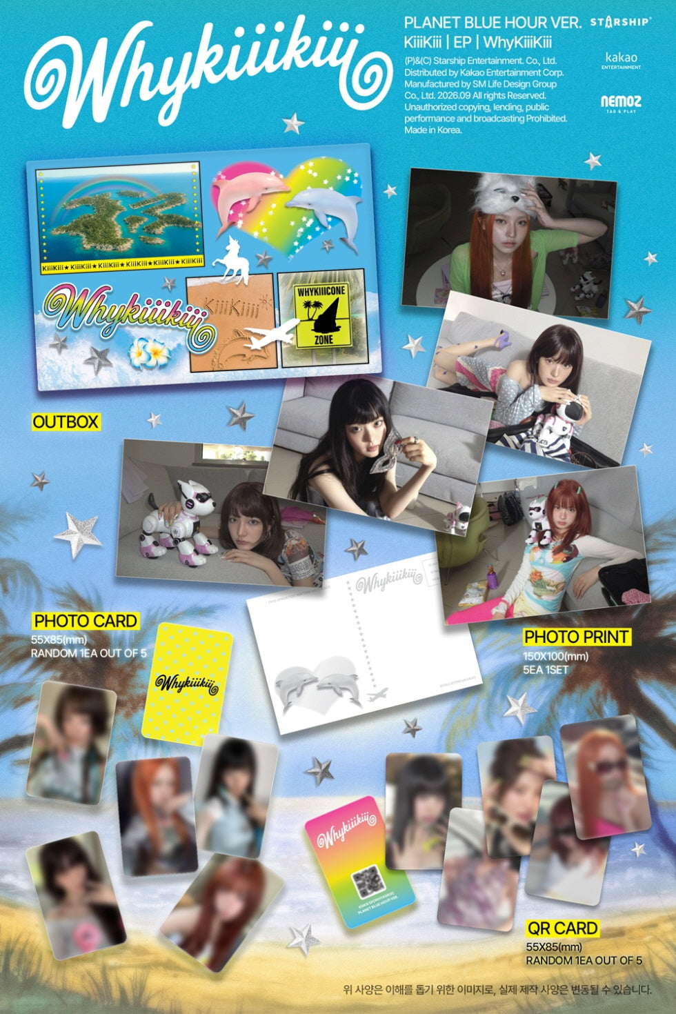 KiiiKiii - EP Album [WhyKIiiKiii] PLANET Version (2 Versions)