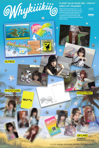 KiiiKiii - EP Album [WhyKIiiKiii] PLANET Version (2 Versions)